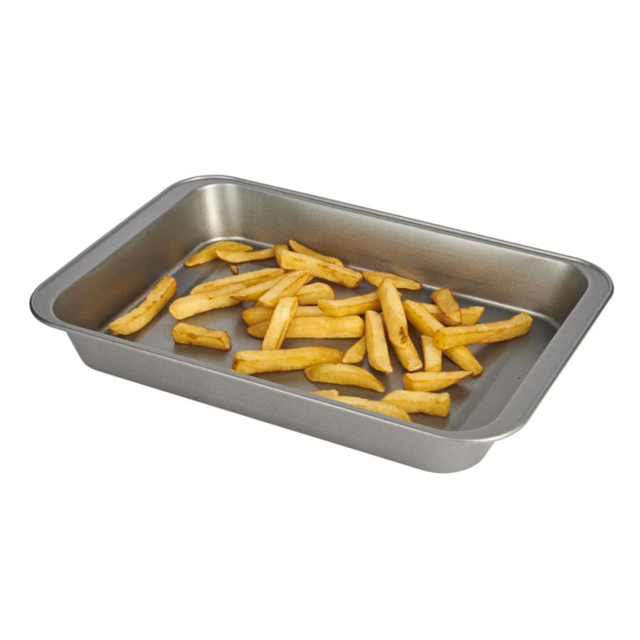 Kitchencraft steikarfat 37,5x25,5x4,5cm non-stick grey