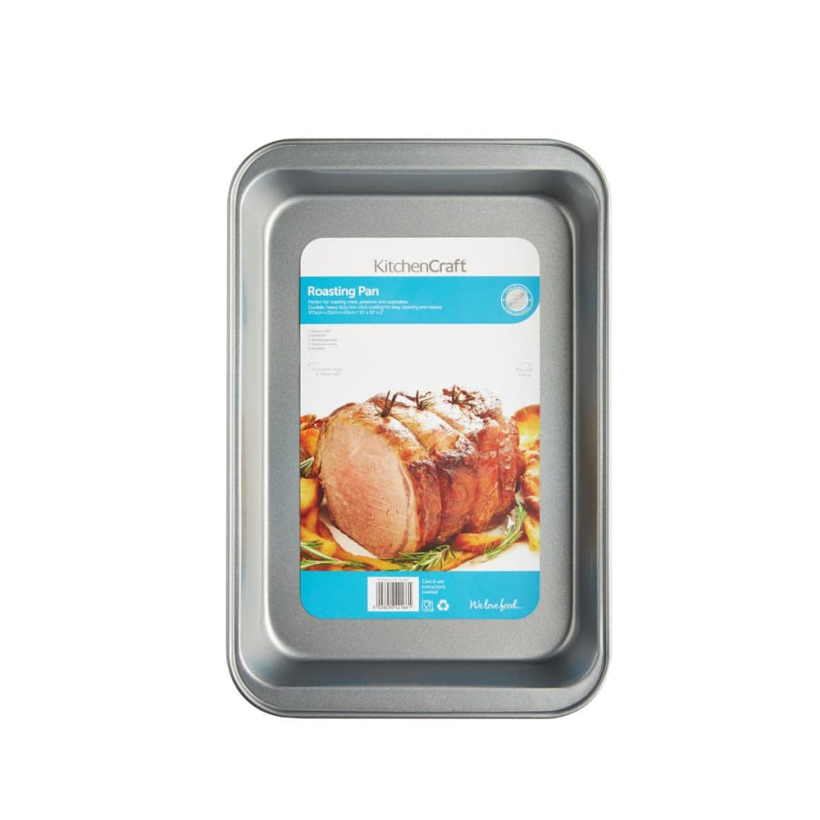 Kitchencraft steikarfat 37,5x25,5x4,5cm non-stick grey