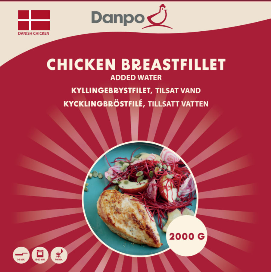 Kjúklingabringur 18% 6x2000g