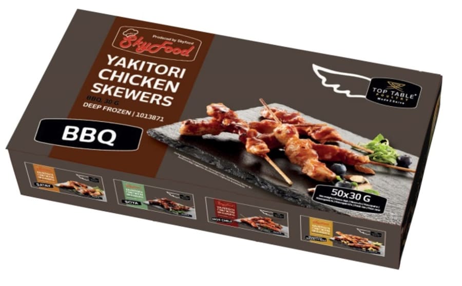 Kjúklingaspjót BBQ marineruð 1,5kg