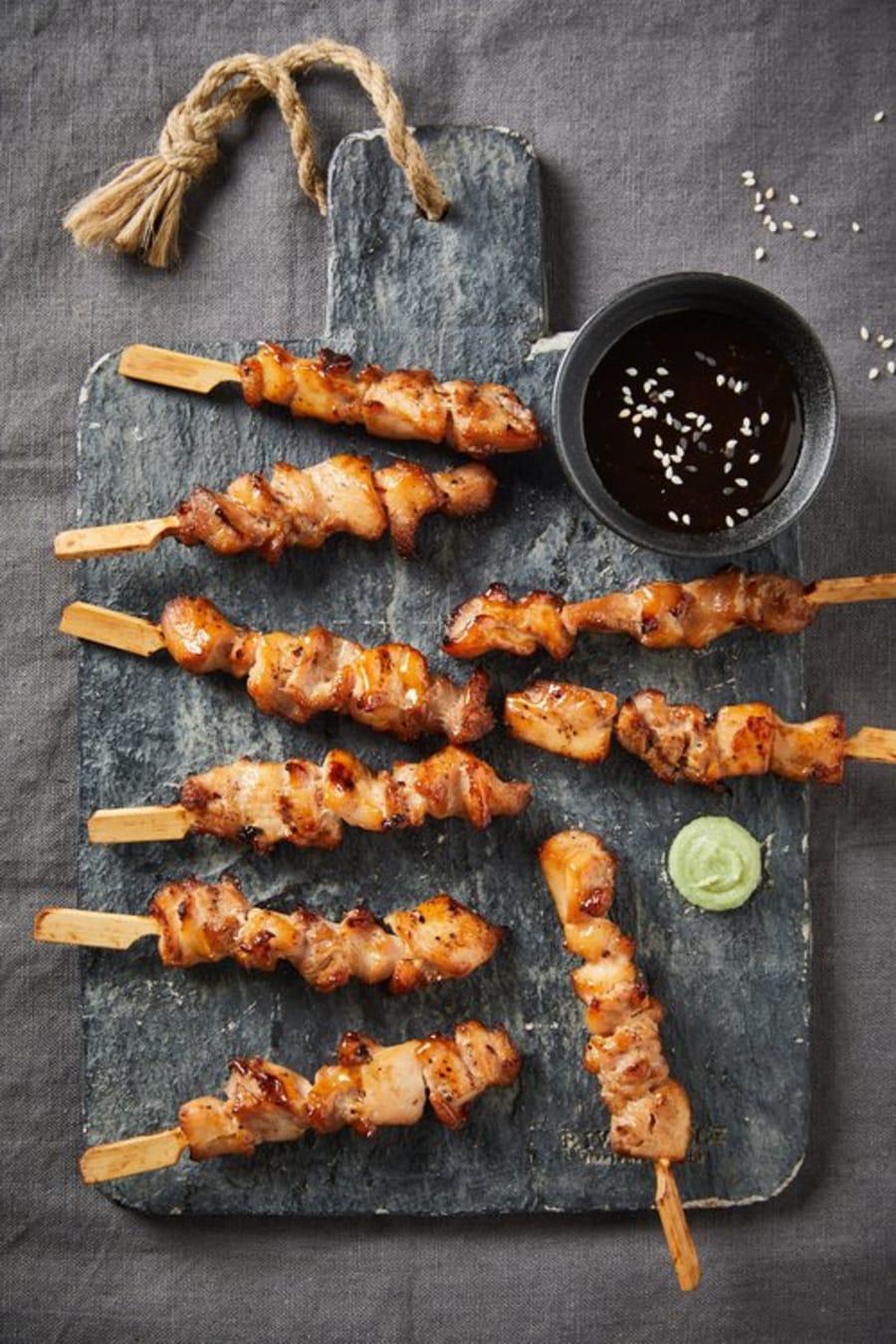 Kjúklingaspjót elduð Yakitori 40g 40stk