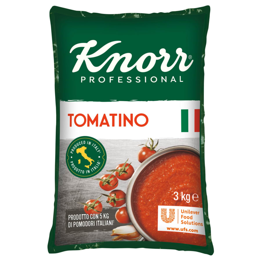 Knorr Tómatínó hakkaðir tómatar poki 3kg (4stk/ks)