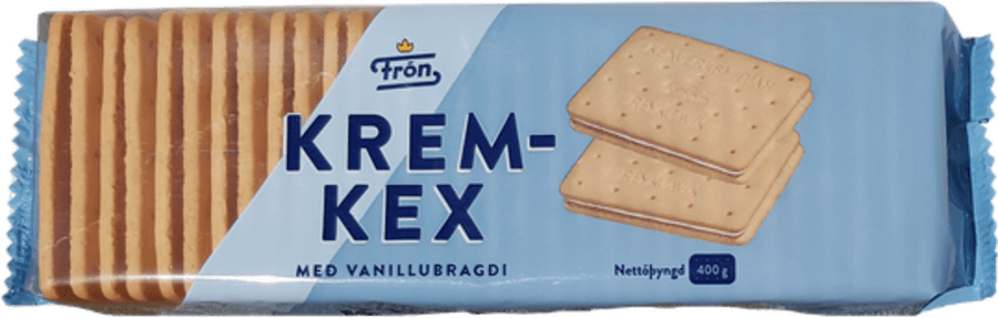 Kremkex vanillu Frón 15x400g