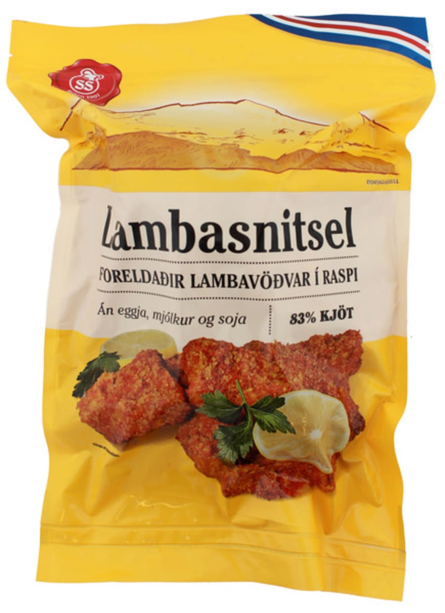 Lambasnitsel í raspi eldað fr