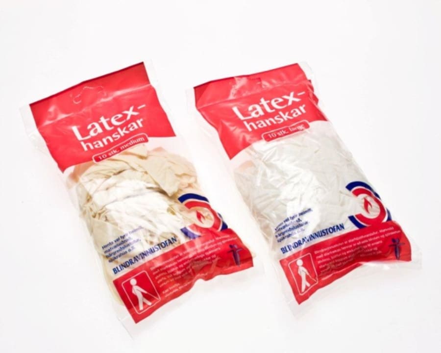 Latex hanskar small 10stk