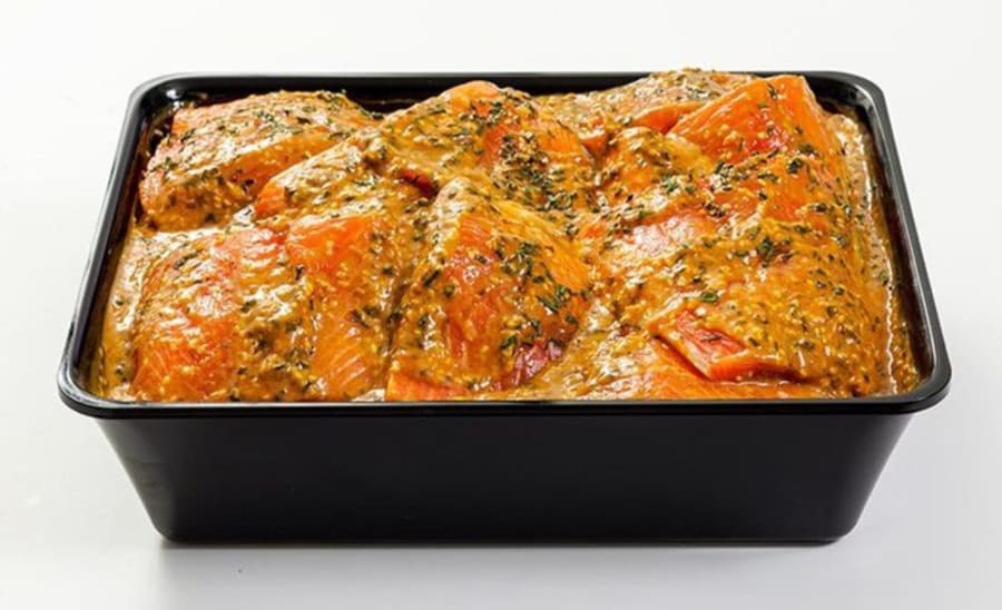 Laxasteikur m/roði í sesam og engifer [10kg/ks]
