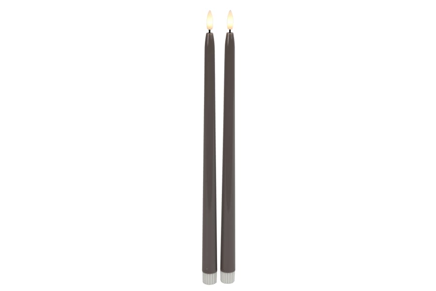 LED-Kert 2stk.pk.38cm. Gray  (12)