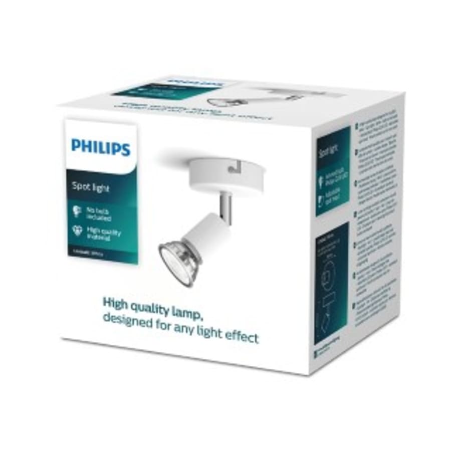 Limbali single spot Hvítur 1x50W 230V