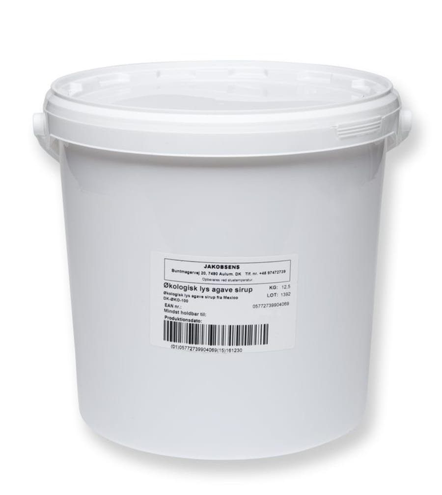 Ljóst Agave síróp Jakobsens 12,5kg