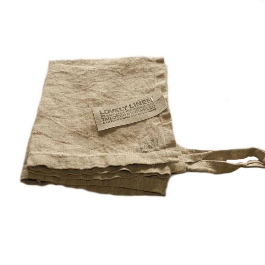 Lovely Linen Svunta stutt natural beige