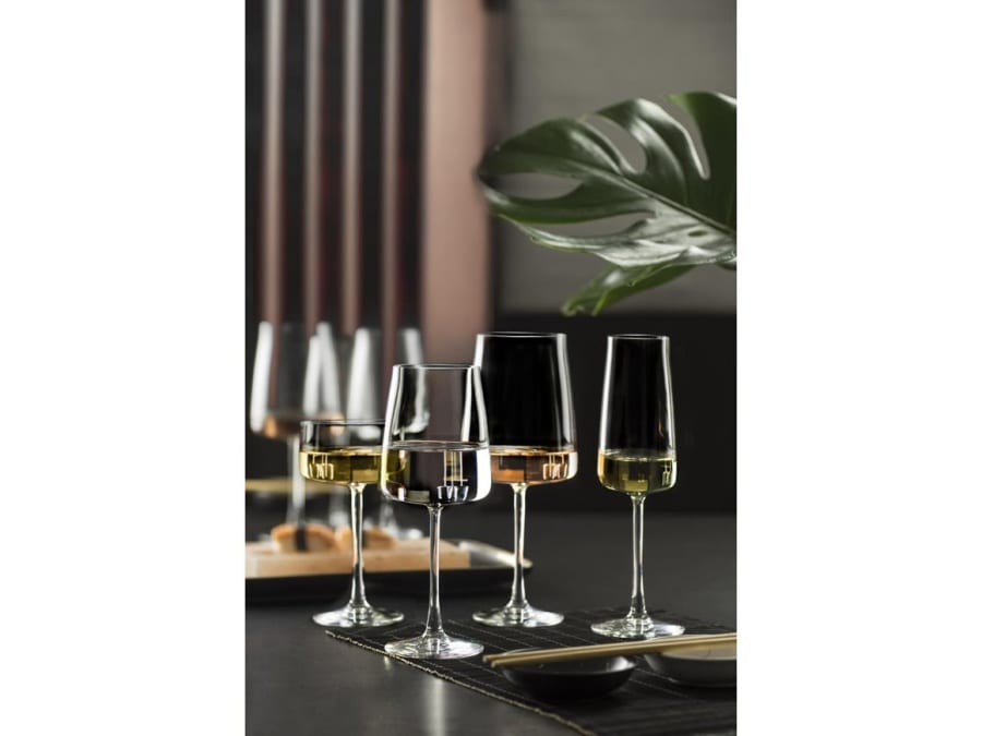 Lyngby Glas Glös/skálar á fæti freyðivín 26cl 4stk Zero