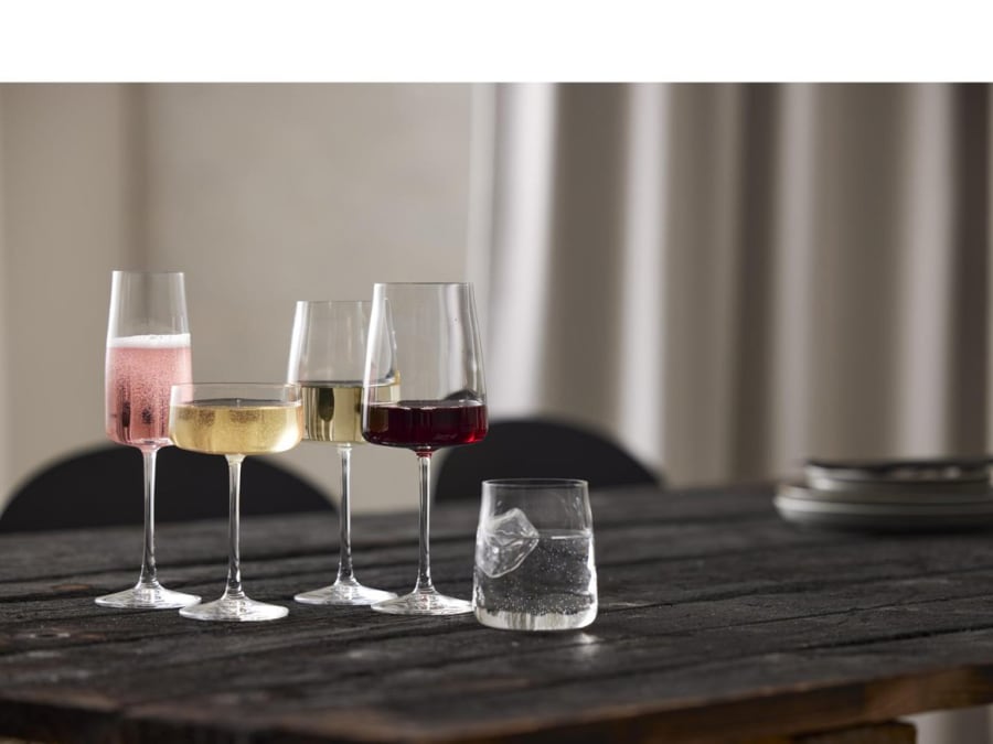 Lyngby Glas Glös/skálar á fæti freyðivín 26cl 4stk Zero