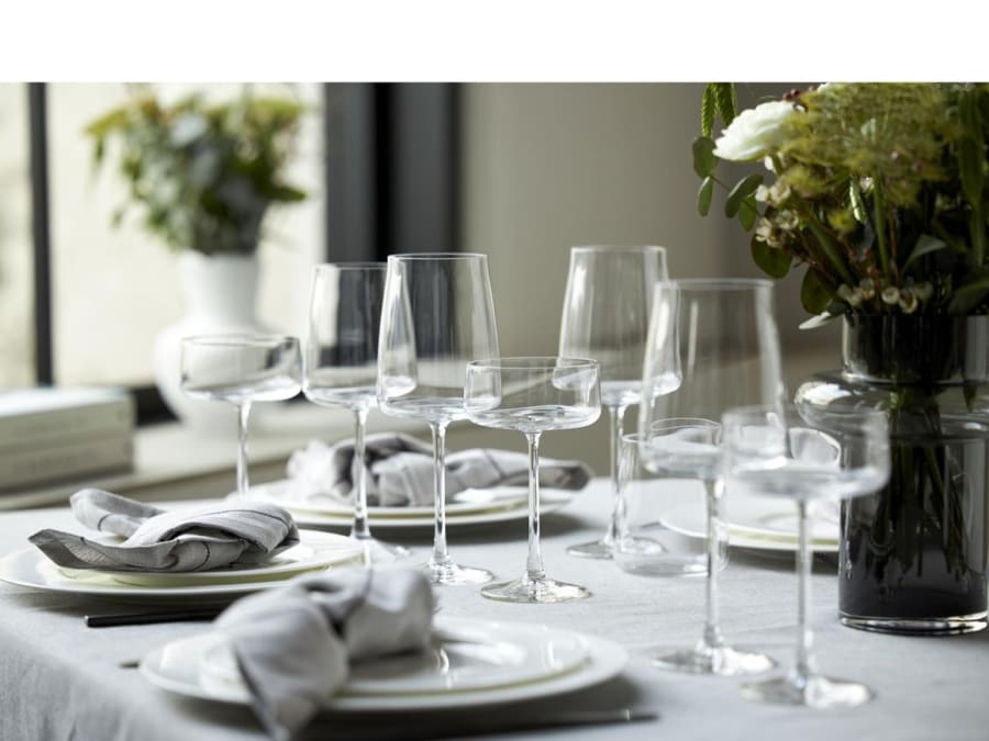 Lyngby Glas Glös/skálar á fæti freyðivín 26cl 4stk Zero