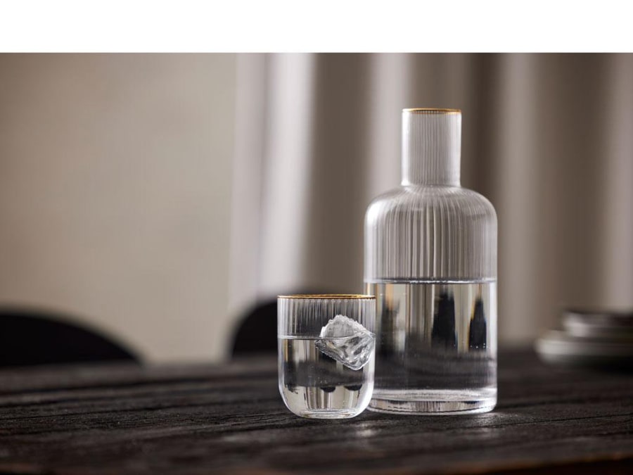 Lyngby Glas Karafla 1,5ltr Palermo gold