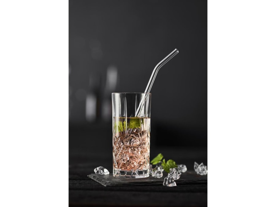 Lyngby Glas Rör 21,5cm gler 6stk glær