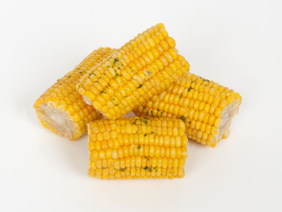 Maískólfar 4 stk í álbakka