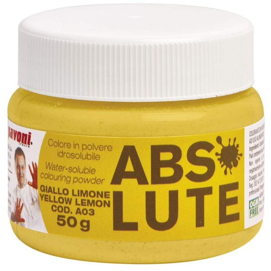 Matarlitur gulur duft vatnsuppleysanlegur 50g