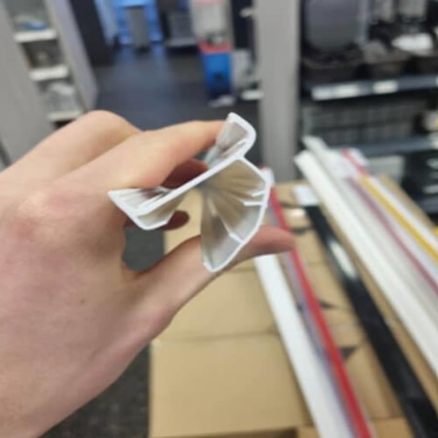 MEETHOPE Plastic lable holder 1240mm Hvítt