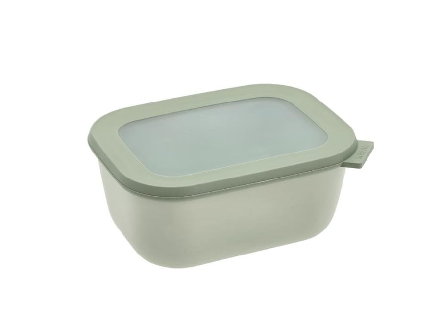 Mepal Cirqula skál m/loki 1,5ltr ferköntuð nordic sage