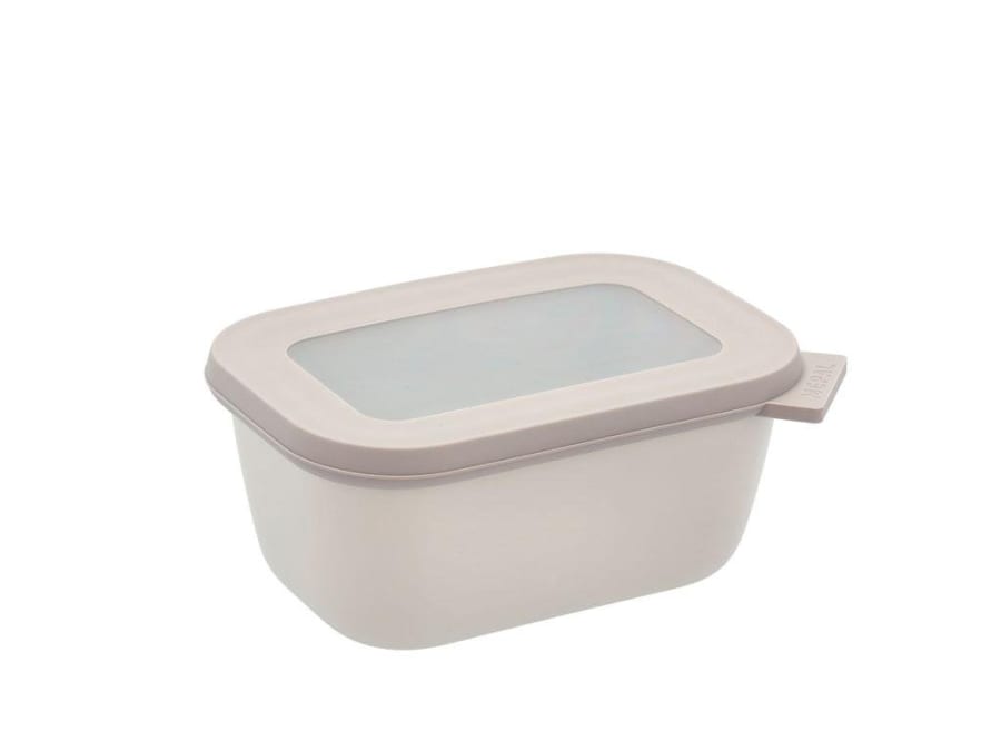 Mepal Cirqula skál m/loki 750ml ferköntuð Cirqula nordic white