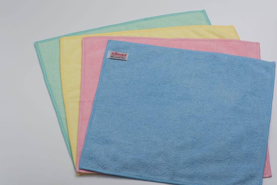 Micro fiber klútur blár 36x36cm 5stk