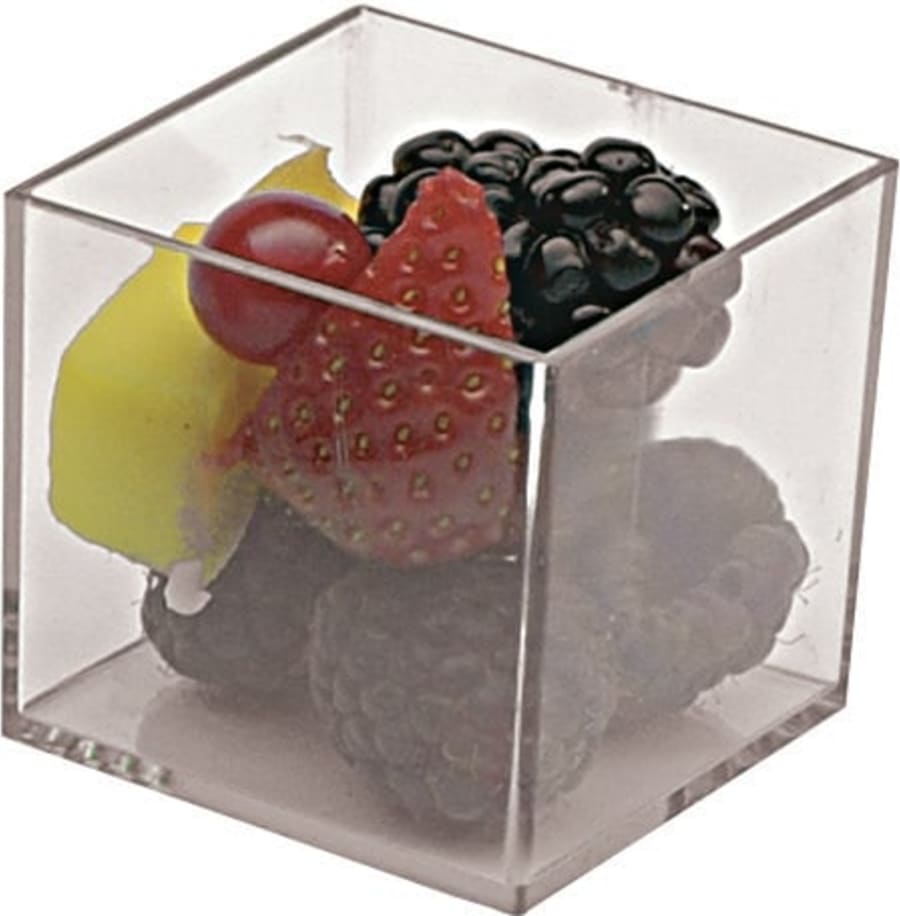 Mini Cube ferköntuð glær 200stk