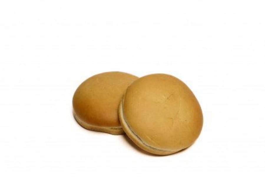 Mini hamborgarabrauð án sesam 120stk/ks