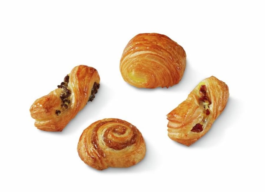 Mini smjördeigsst. vanillu / trönuber / kanil / súkk 140x40g