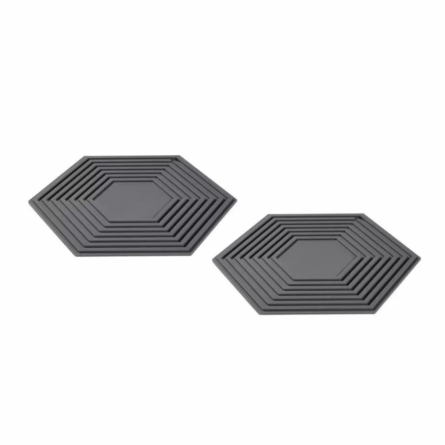 Modern House Pottaleppar silicon 2stk pk Dökk