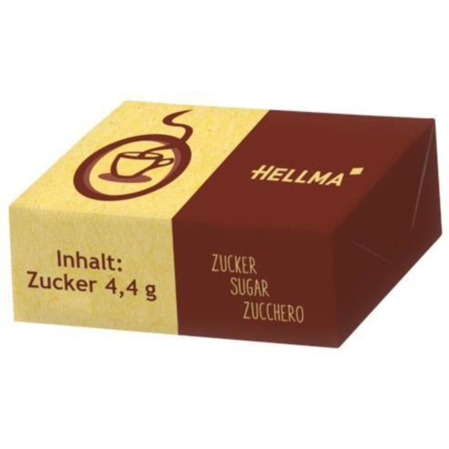 Molasykur innpakkaður 1000 x 4,4g sykurmolar