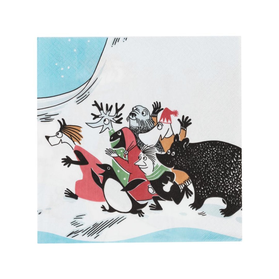 Moomin Servíettur 33cm Ski jumping