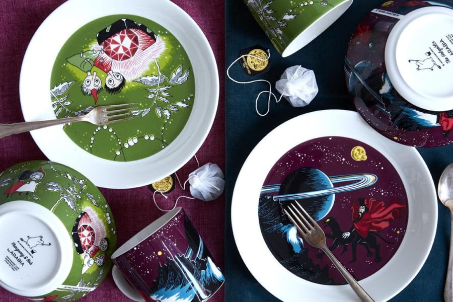 Moomin Skál 15cm djúp THINGUMY & BOB GREEN