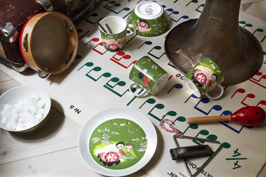 Moomin Skál 15cm djúp THINGUMY & BOB GREEN