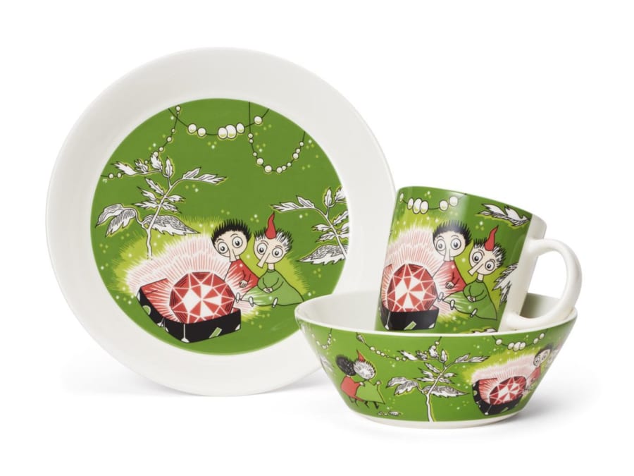 Moomin Skál 15cm djúp THINGUMY & BOB GREEN