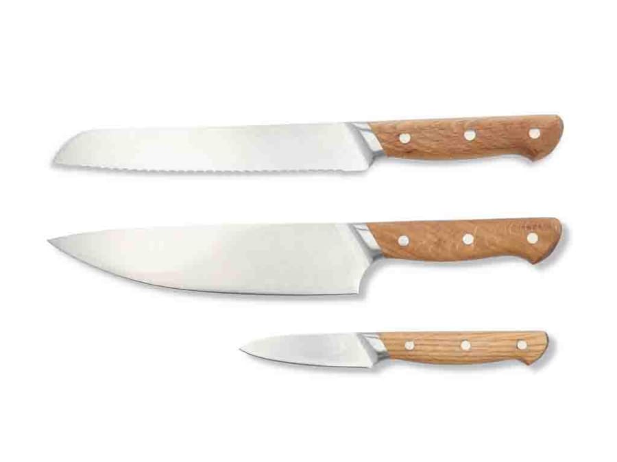 Morsø Hnífasett 3stk oak/stainless steel