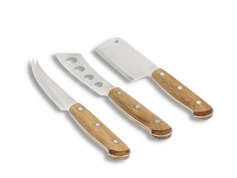 Morsø Ostahnífar Foresta 3stk oak/stainless steel