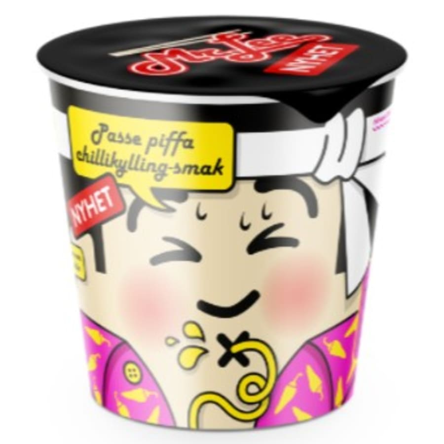 Mr.Lee chilli kjúklingnúðlur 65gr. (x8)