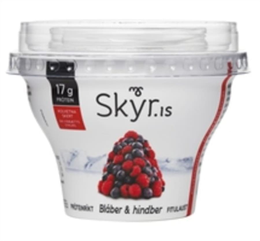 MS Ísey skyr bláber/hindber lágkolvetna 6×170 g/ks