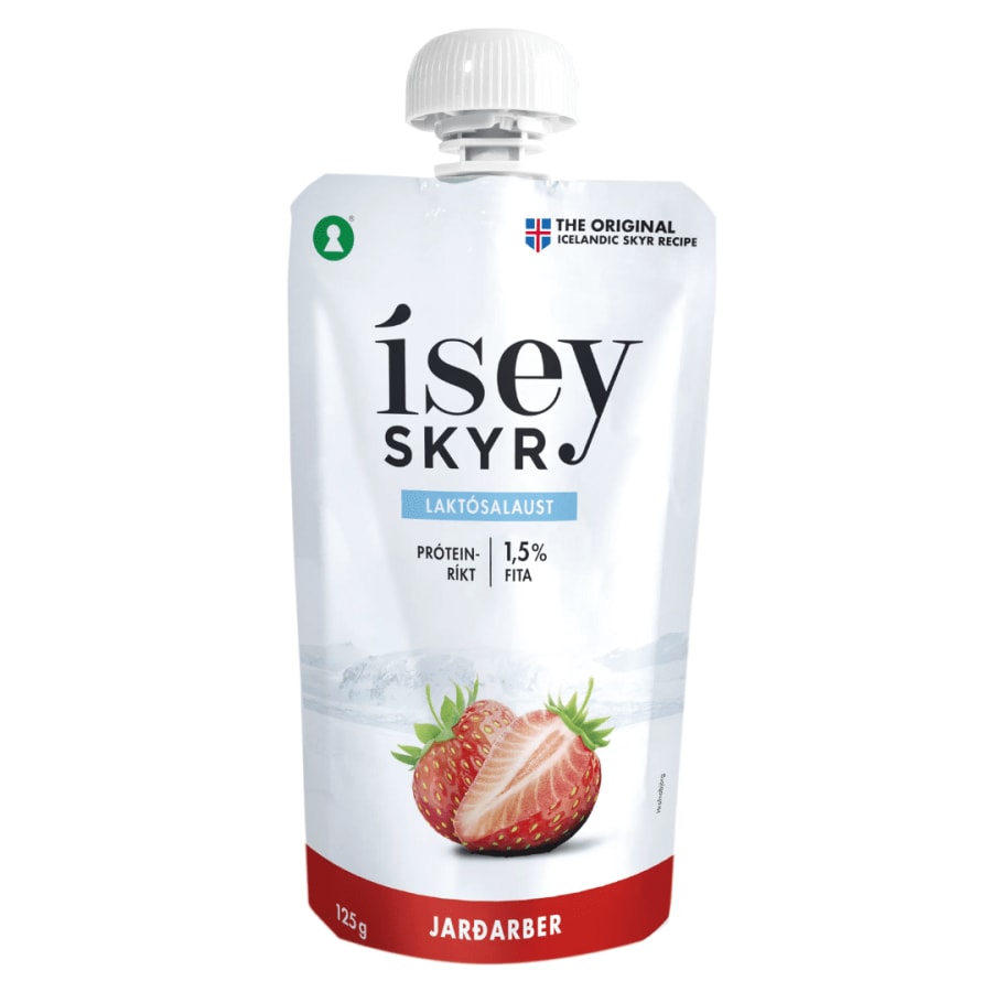 MS Ísey skyrskvísur jarðarber 10x125g