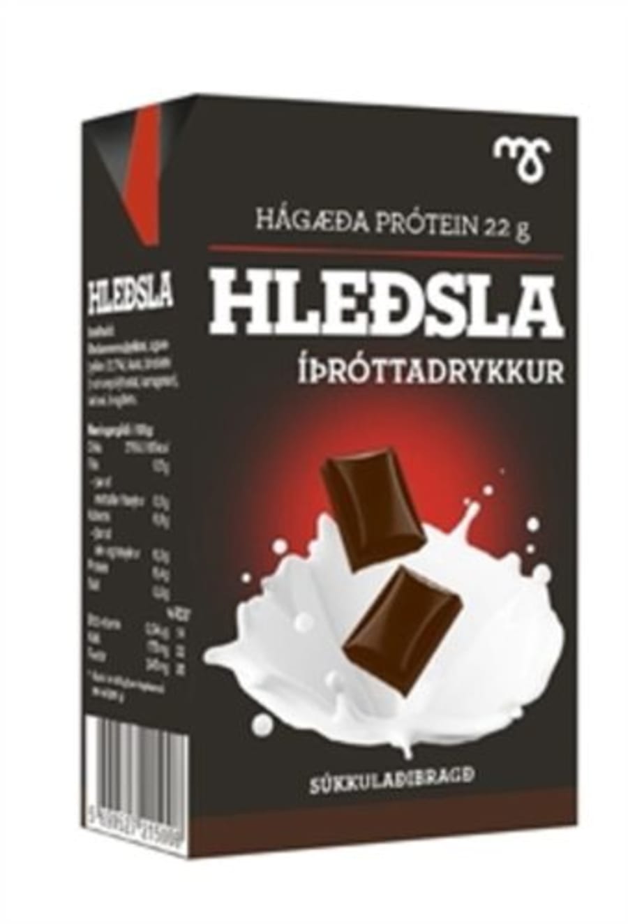 MS Hleðsla m/súkkulaði kolvetnaskert 8x250ml