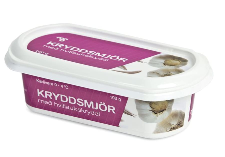 MS Kryddsmjör m/hvítlauk 8x100g