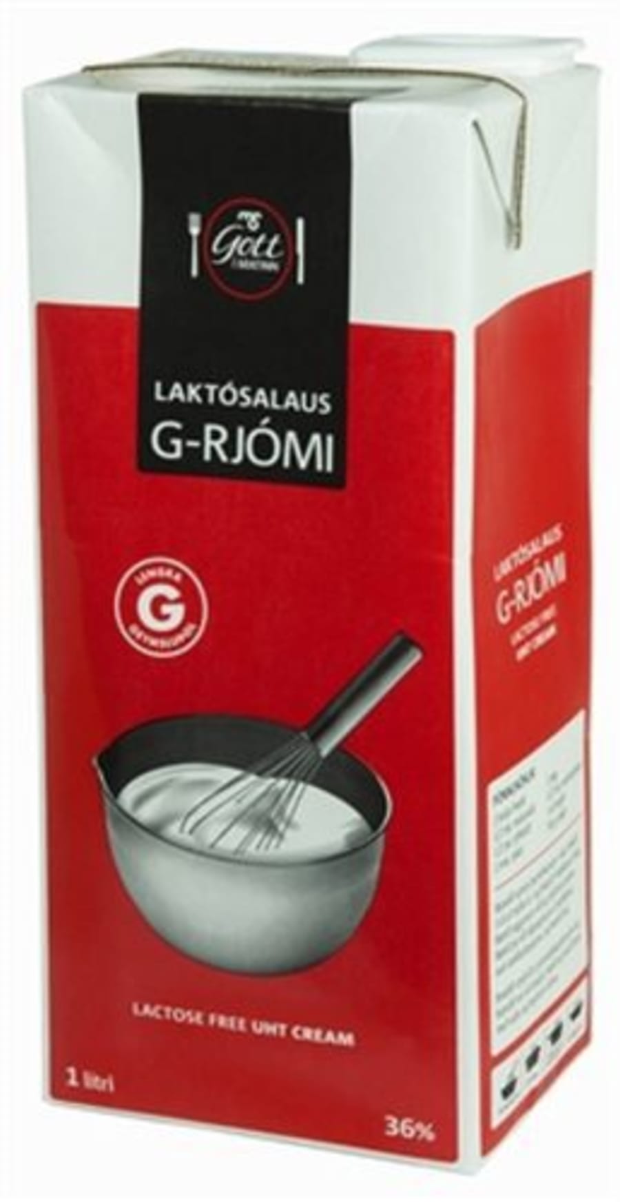 MS Laktósalaus G-rjómi 36% 12x1ltr