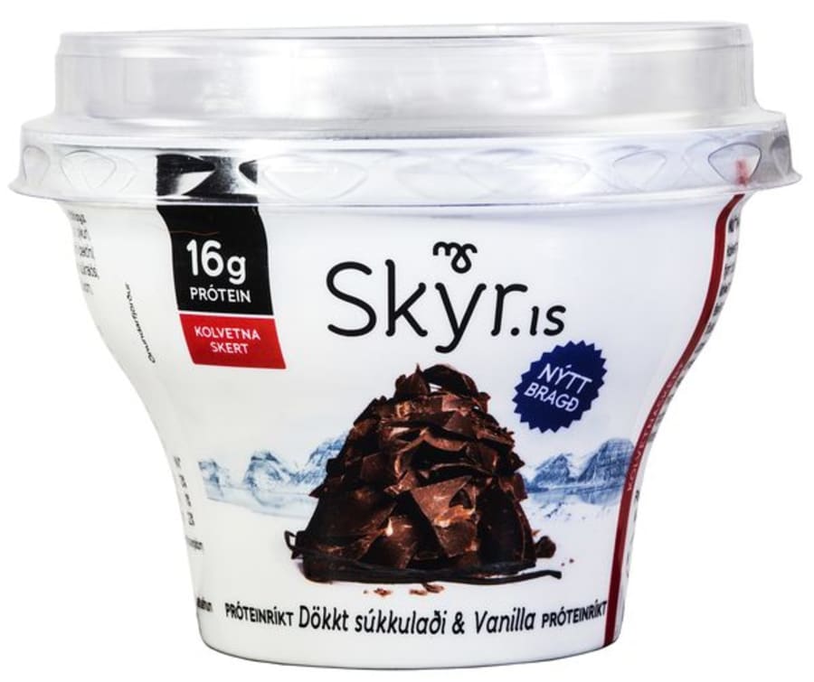 MS Skyr.is dökkt súkkul/vanilla lágkolvetna 6x170g