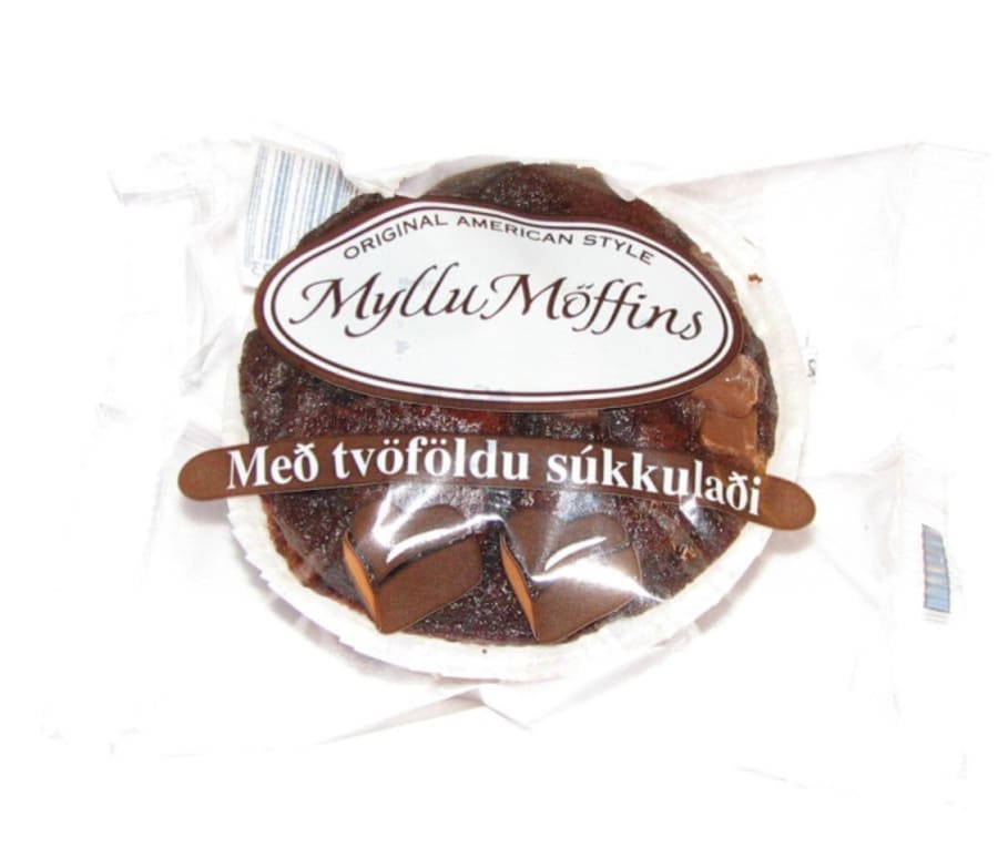 Muffins m/ tvöf súkk frystivara single pakkað 12stk x 100g
