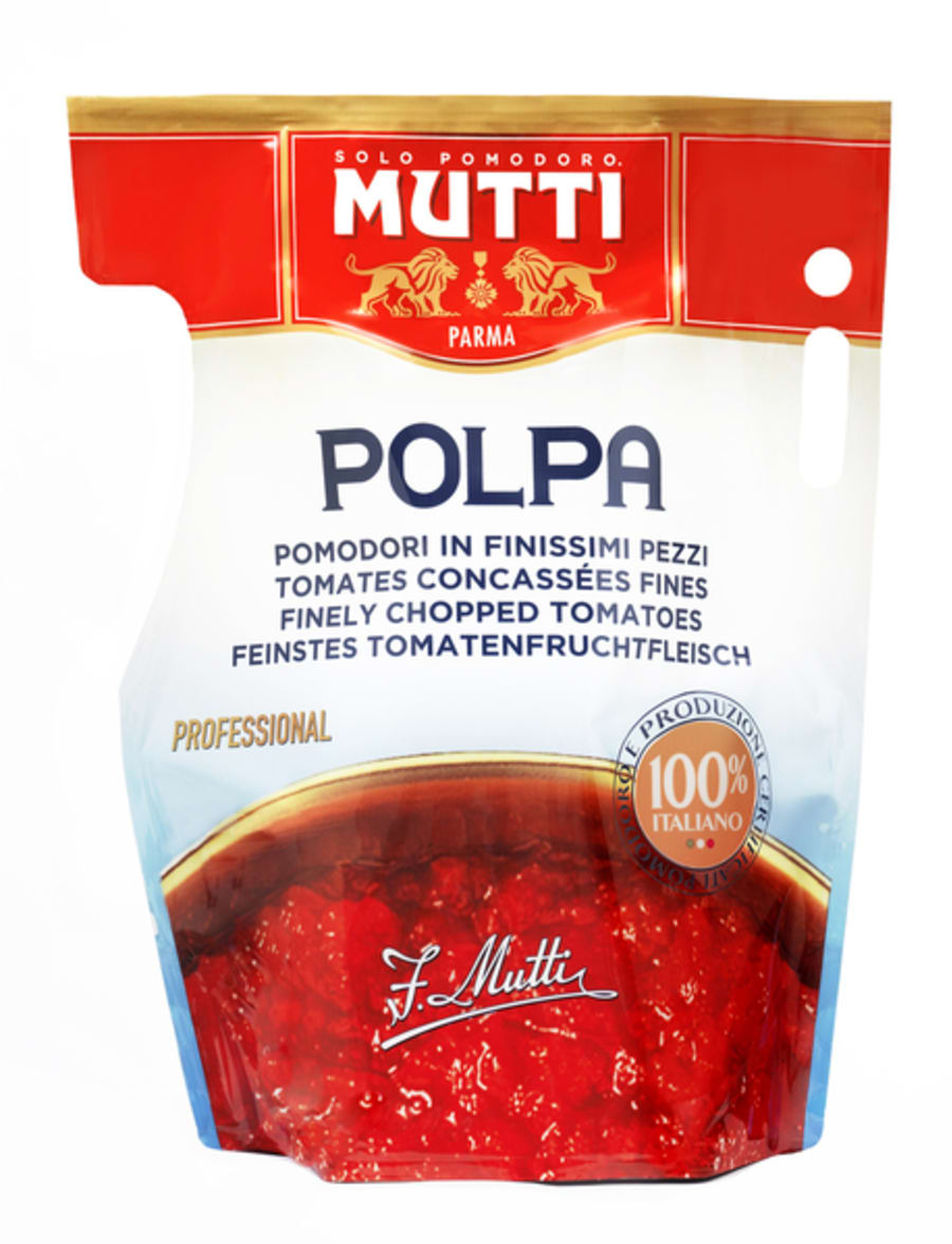 Mutti Fínhakkaðir tómatar 5kg