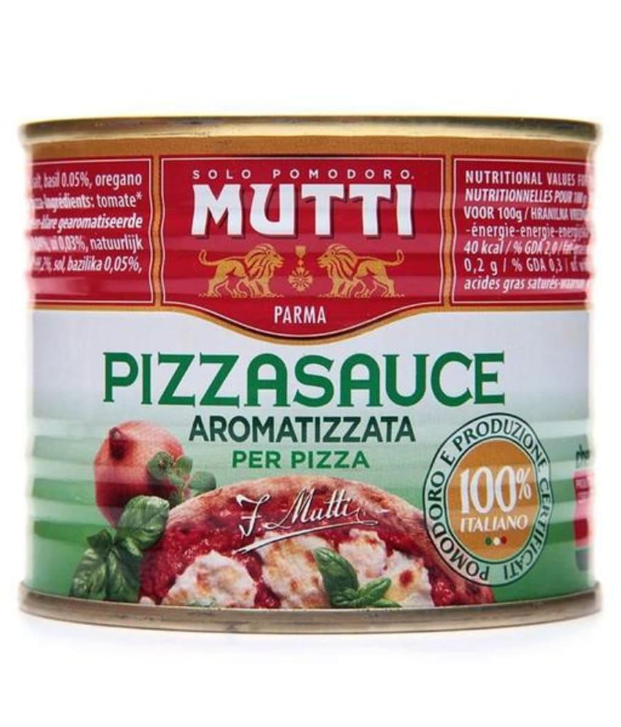 Mutti Pizzasósa 2x210g krydduð