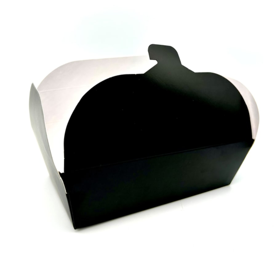 Núðlubox pappa svart 300stk