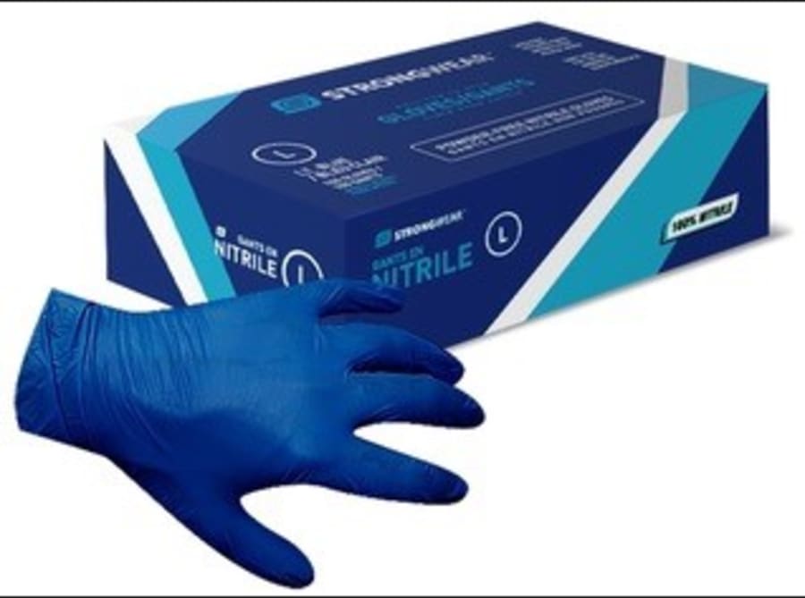 Nítril hanskar S blári 100stk