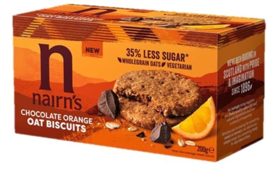 Nairn’s Chocolate Orange Oat Biscuits
