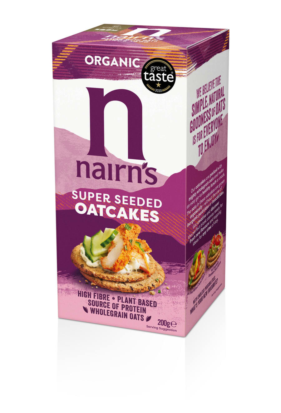 Nairn’s Organic Super Seeded Oatcakes